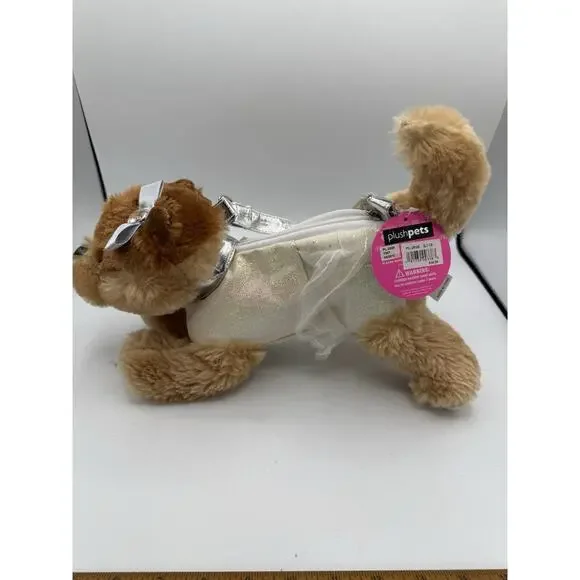 Capelli Kids Plus Pets Puppy Dog Handbag Purse Brown Dog White Dress - Picture 3 of 4